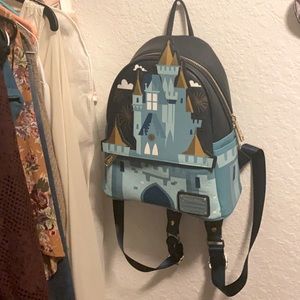 Castle loungefly backpack mini